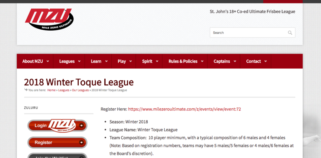 MZU Winter Hat League