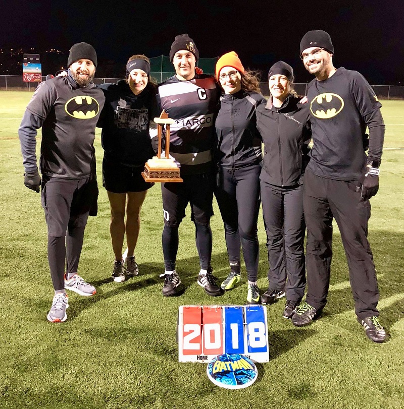 Team Batman won MZU's 2018 outdoor fall league.