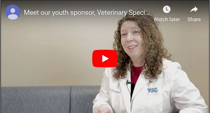 A screen grab featuring Dr. Trina Bailey from a video about Veterinary Specialty Centre of Newfoundland and Labrador.