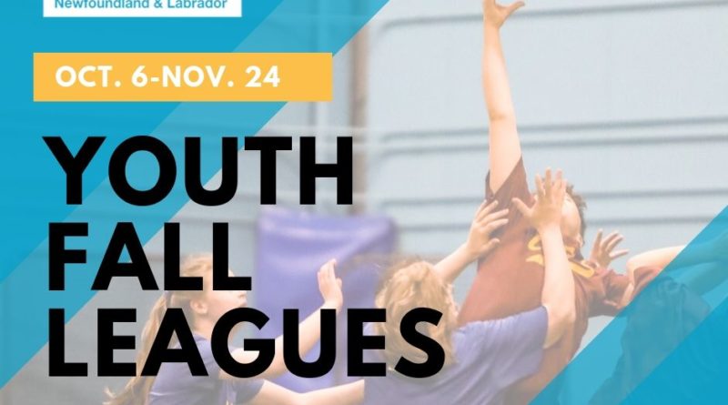 A promotional image for Ultimate Newfoundland and Labrador's 2019 fall youth leagues.